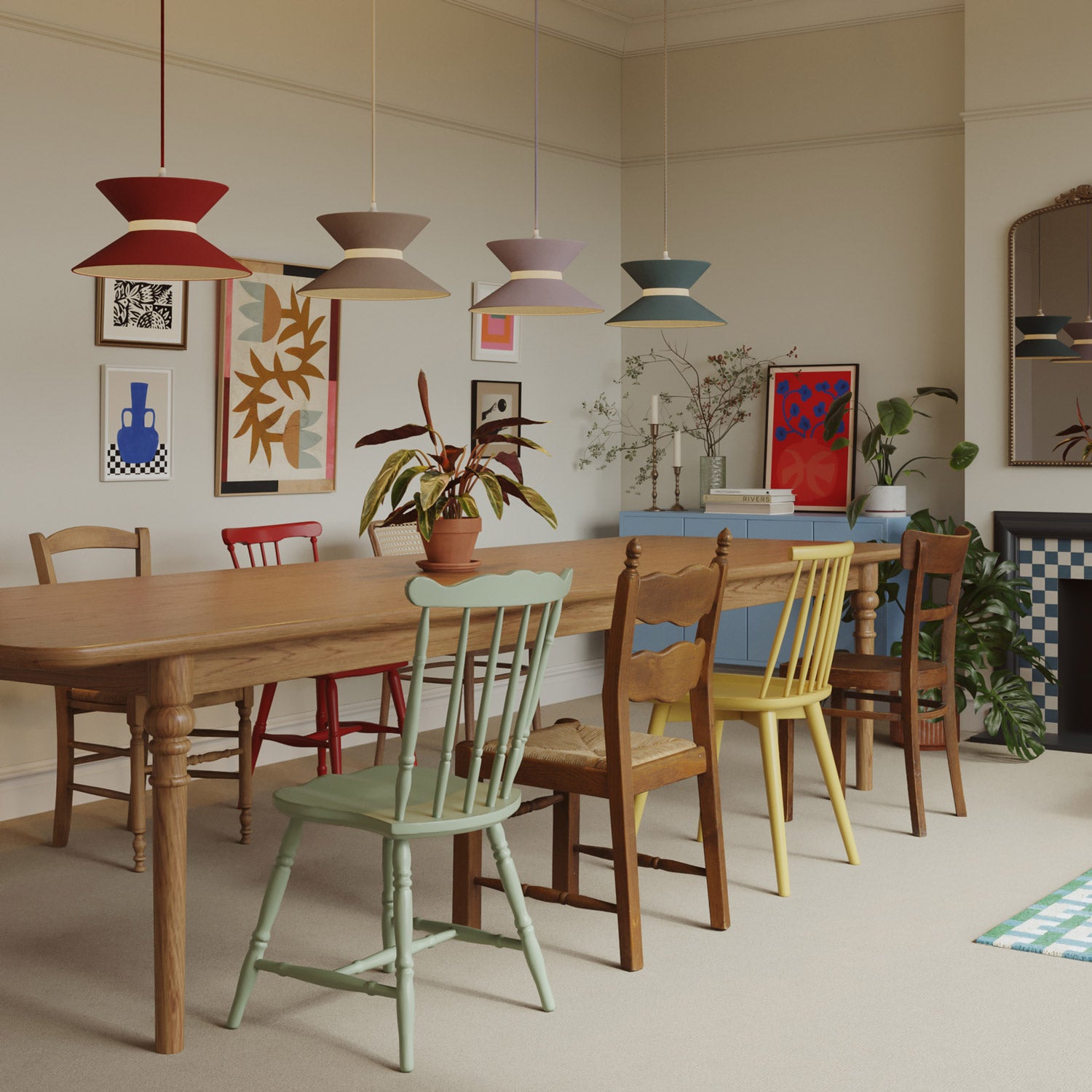 Paralume in tessuto Clessidra Teletta rosso - Made in Italy Arenal sabbia