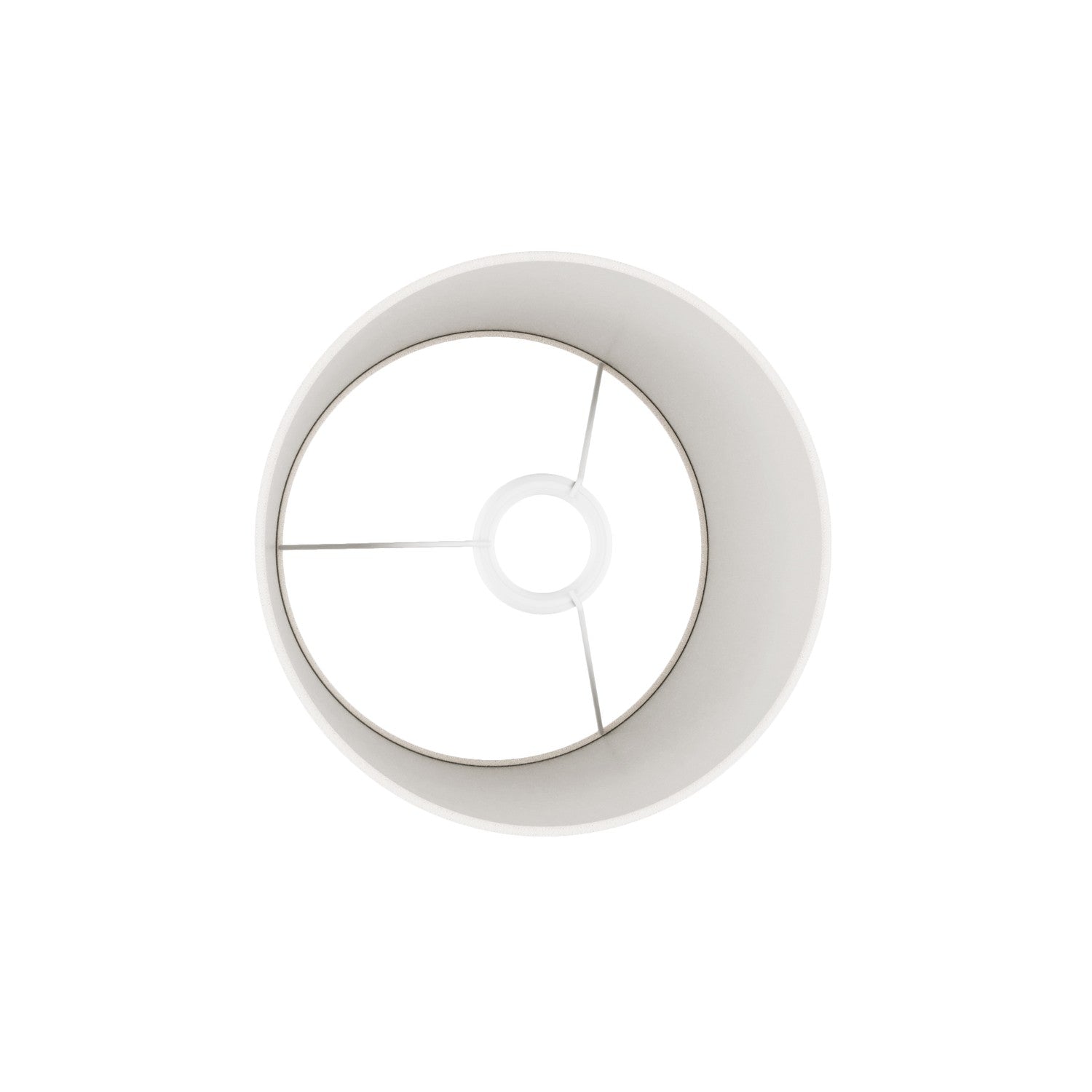 Paralume Athena con attacco E27 per lampada da tavolo o da terra - Made in Italy - Juta Chiara