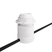 Kit Spostaluce con portalampada E27 per paralume - Bianco