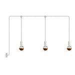 E-Snake Modulair Lampada da esterno IP65 a 3 luci con rosone - Bianco