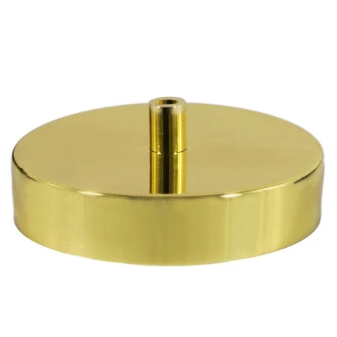 Base lampe diam 120mm LAITON avec contrepoids, anneau latéral et softpad