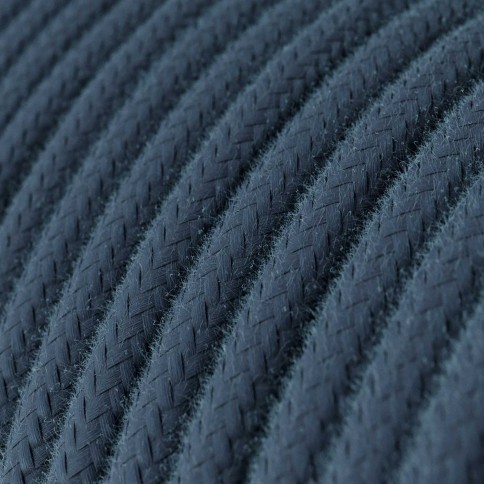 Câble textile Gris pierre coton - L'Original Creative-Cables - RC30 rond 2x0,75mm / 3x0,75mm