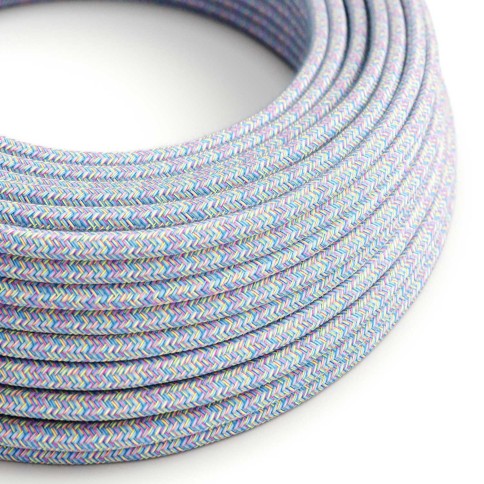 Câble textile Lollipop coton - L'Original Creative-Cables - RX09 rond 2x0,75mm / 3x0,75mm