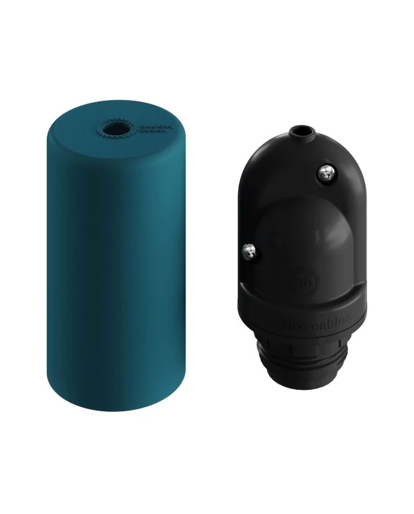 EIVA ELEGANT, kit douille d'extèrieur E27 IP65 en silicone - la première douille au monde IP65 qui peut-etre câblée