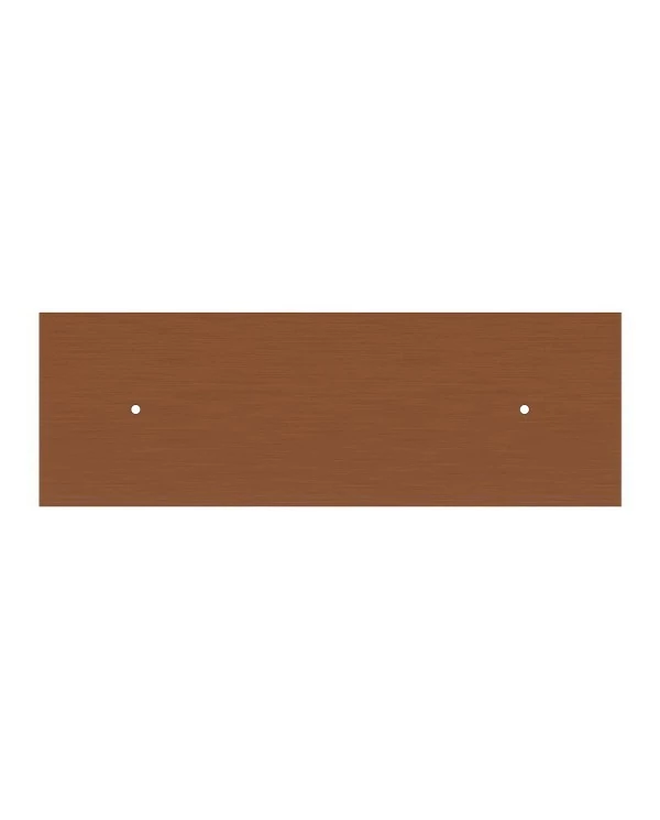 Suspension à 2 bras avec XXL Rose-One rectangulaire 675 mm complète avec câble textile et finitions en métal