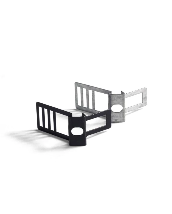 Clips passe-câbles métalliques pour cordon 16mm diamètre