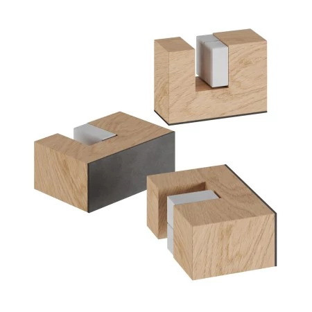 Kit pieds en bois, support pour lampe de table