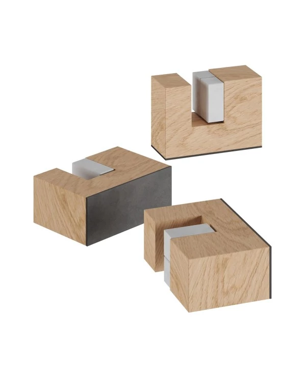 Kit pieds en bois, support pour lampe de table