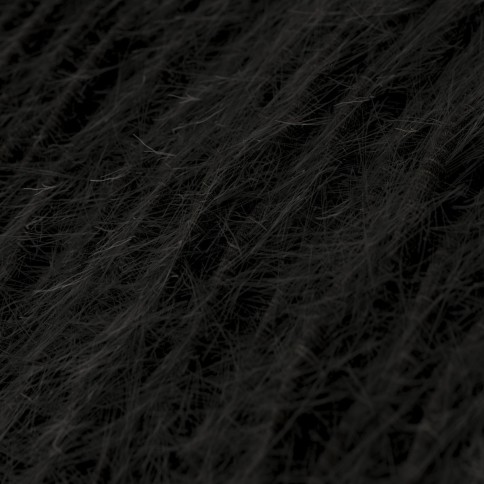 Câble textile Noir Charbon Marlene - L'Original Creative-Cables - TP04 tressé 2x0,75mm / 3x0,75mm