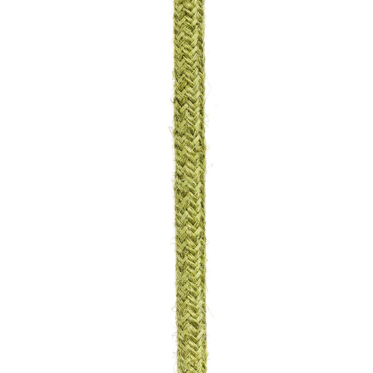 Câble textile Vert foin jute - L'Original Creative-Cables - RN23 rond 2x0,75mm / 3x0,75mm