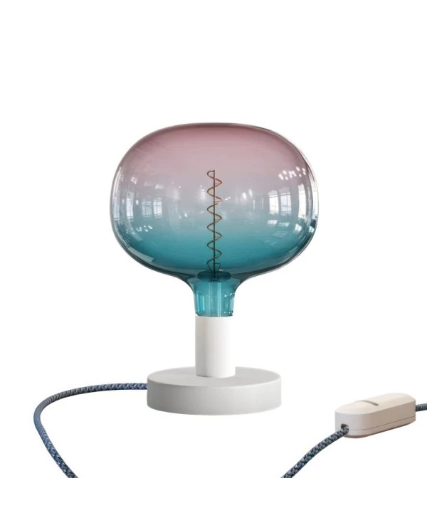 Lampe de table Posaluce Cobble en métal