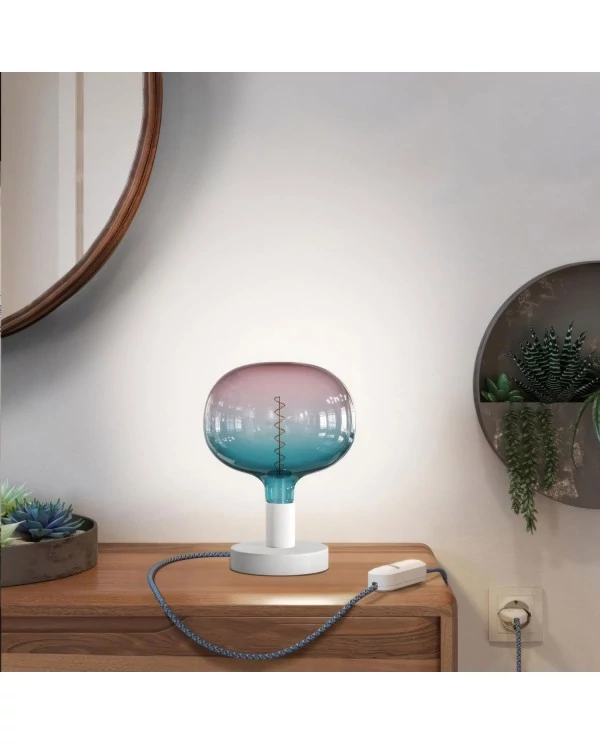 Lampe de table Posaluce Cobble en métal