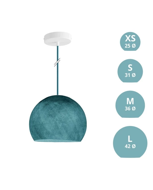 Lampe suspension avec abat-jour Cupola