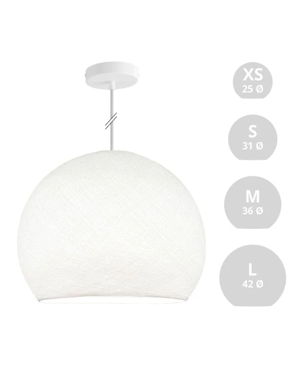 Lampe suspension avec abat-jour Cupola