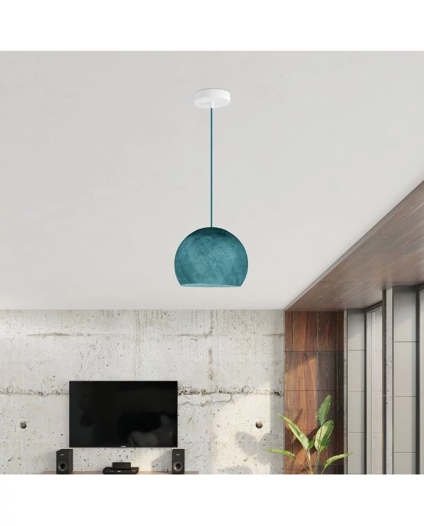Lampe suspension avec abat-jour Cupola