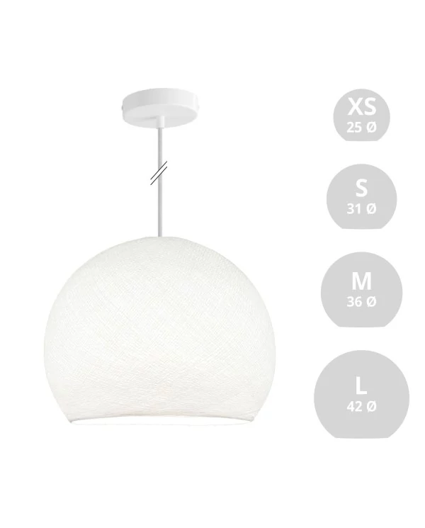 Lampe suspension avec abat-jour Cupola