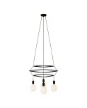 Lustre 3 Cage avec 4 bras Rodi