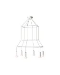 Lustre 3 Cage avec 6 bras P-Light Dash