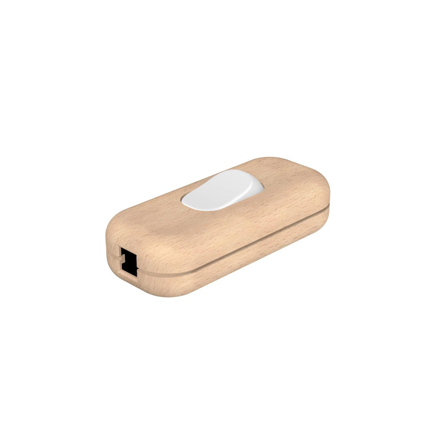 Interrupteur unipolaire Creative Switch couleur hêtre