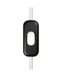 Interrupteur unipolaire Creative Switch couleur fibre de carbone