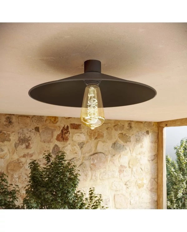 Lampe de plafond avec abat-jour en métal Swing - Waterproof IP44