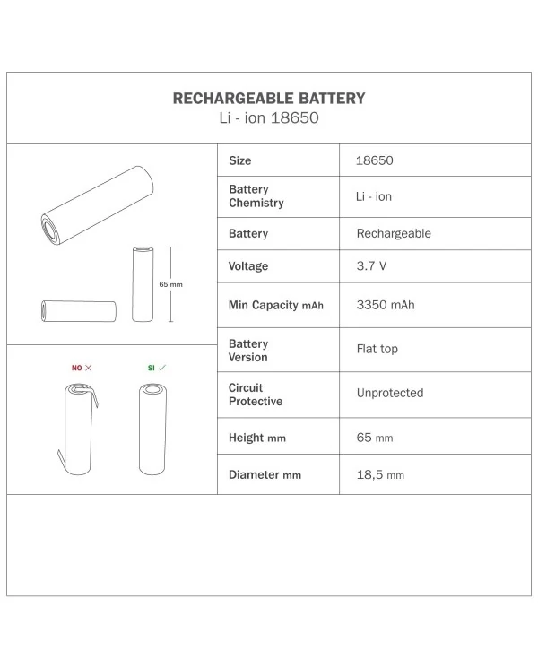 Lampe portative LED rechargeable Cabless01 avec ampoule globo G125