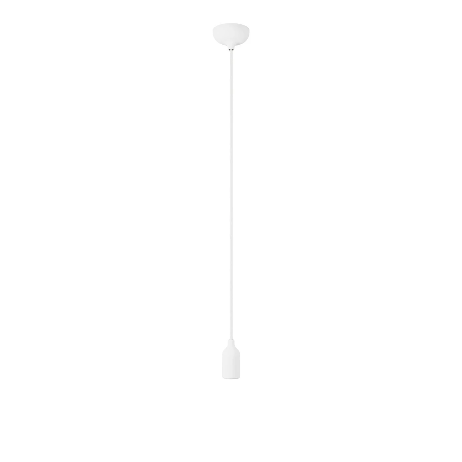 Suspension colorée en silicone avec câble textile