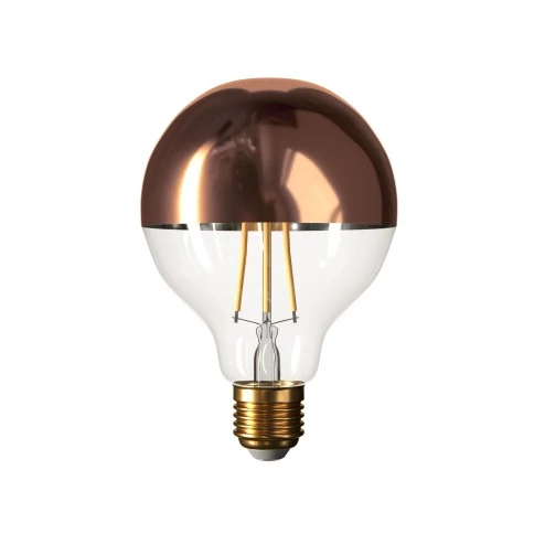 Ampoule LED Globe G95 Demi Sphère Cuivrée 7W 730Lm E27 2700K Dimmable