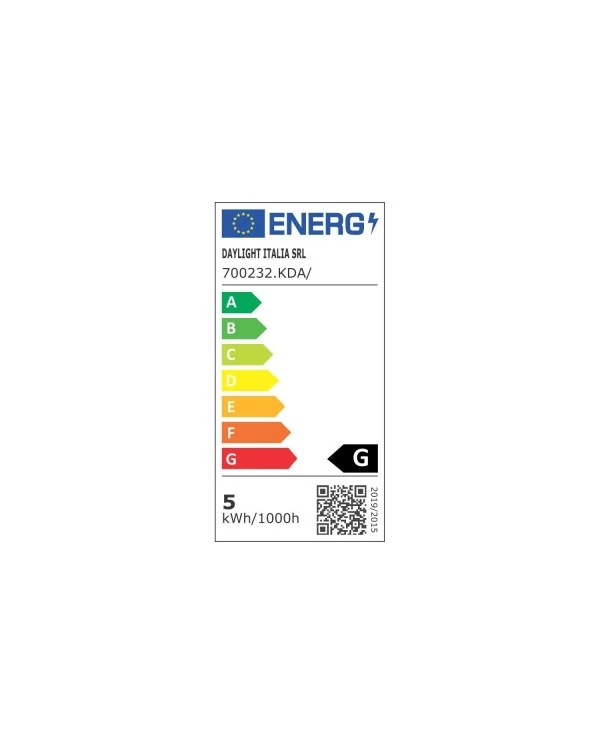 Ampoule Dorée Globe LED pour lampe à poser - G125 Filament simple "Love" - 5W 250Lm E27 2000K Dimmable