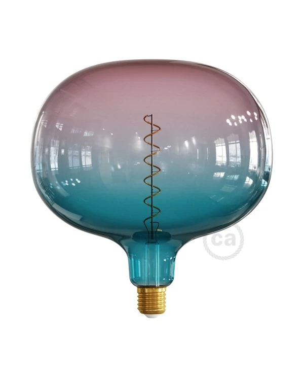 Ampoule LED XXL Cobble série Pastel, couleur Rêve (Dream), filament spirale 4W 100Lm E27 2200K Dimmable