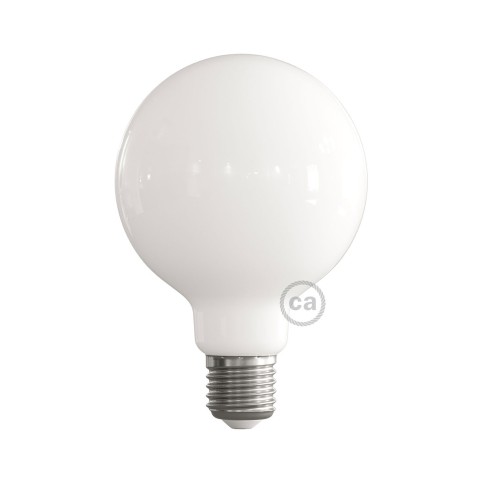 Ampoule LED Blanc Lait - Globe G95 - 7W 806Lm E27 2700K Dimmable