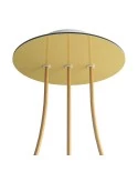 Rosace Rose-One rond de 200 mm de diamètre avec 3 trous alignés et 4 trous latéraux