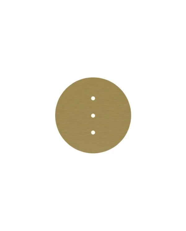 Rosace Rose-One rond de 200 mm de diamètre avec 3 trous alignés et 4 trous latéraux