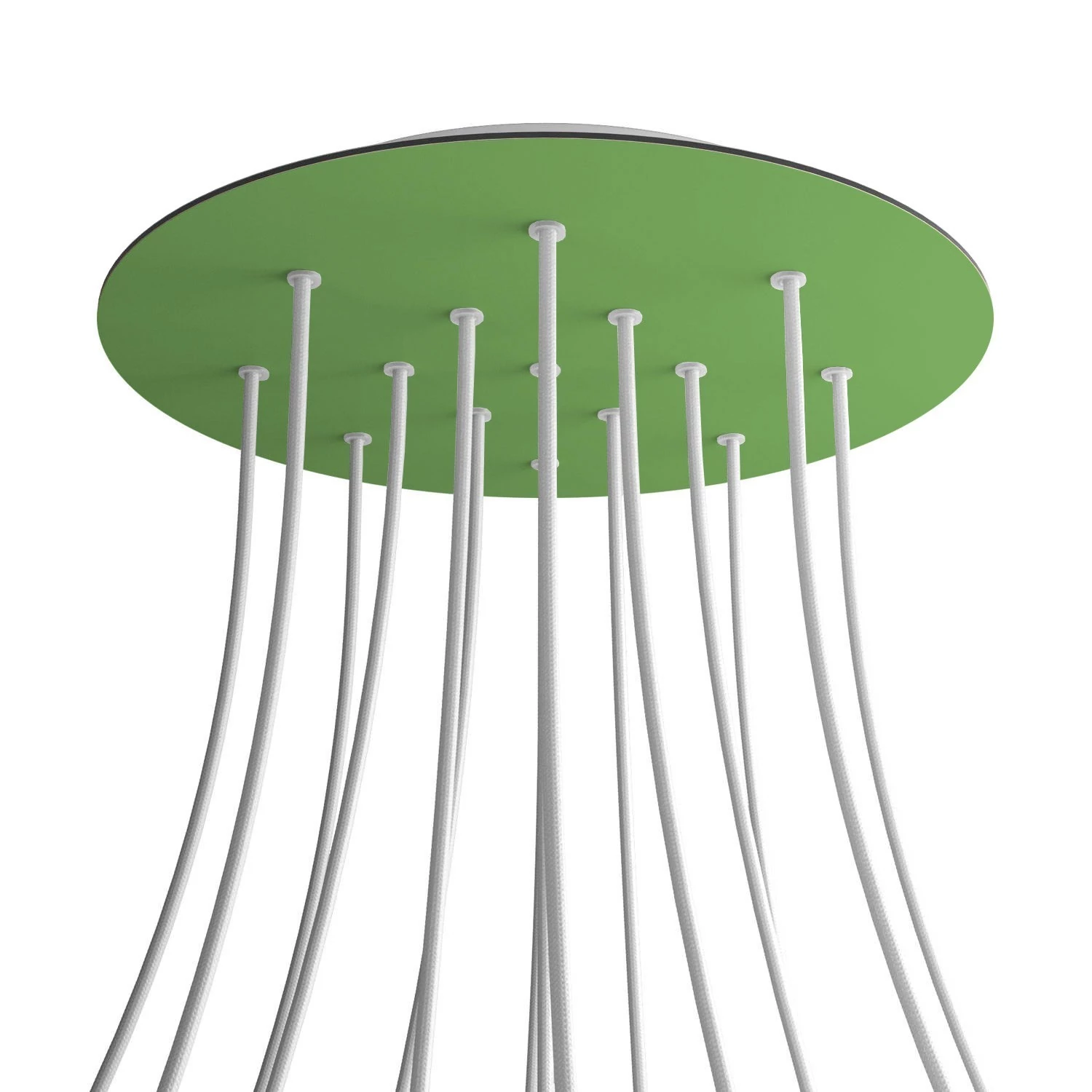 Rosace XXL Rose-One rond de 400 mm de diamètre avec 15 trous et 4 trous latéraux