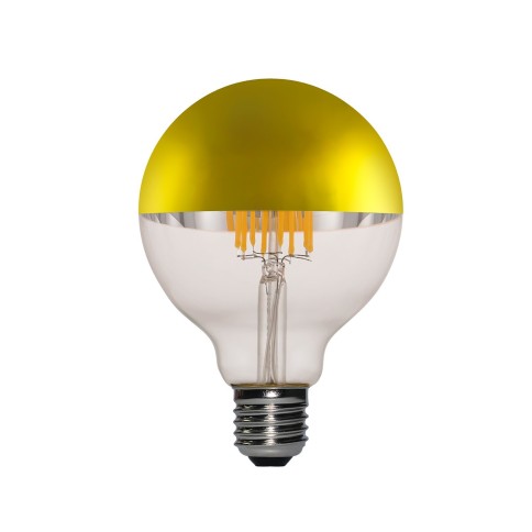 Ampoule LED Globe G95 Demi Sphère Doré 7W 730Lm E27 2700K Dimmable
