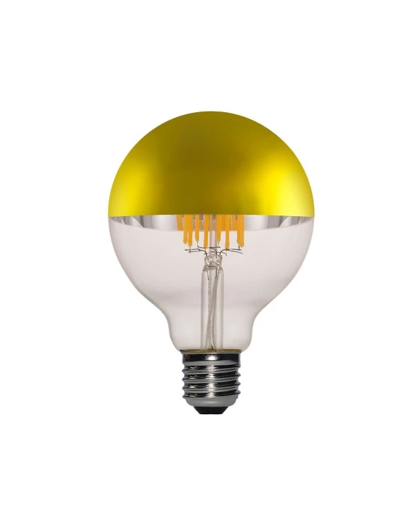 Ampoule LED Globe G95 Demi Sphère Doré 7W 730Lm E27 2700K Dimmable