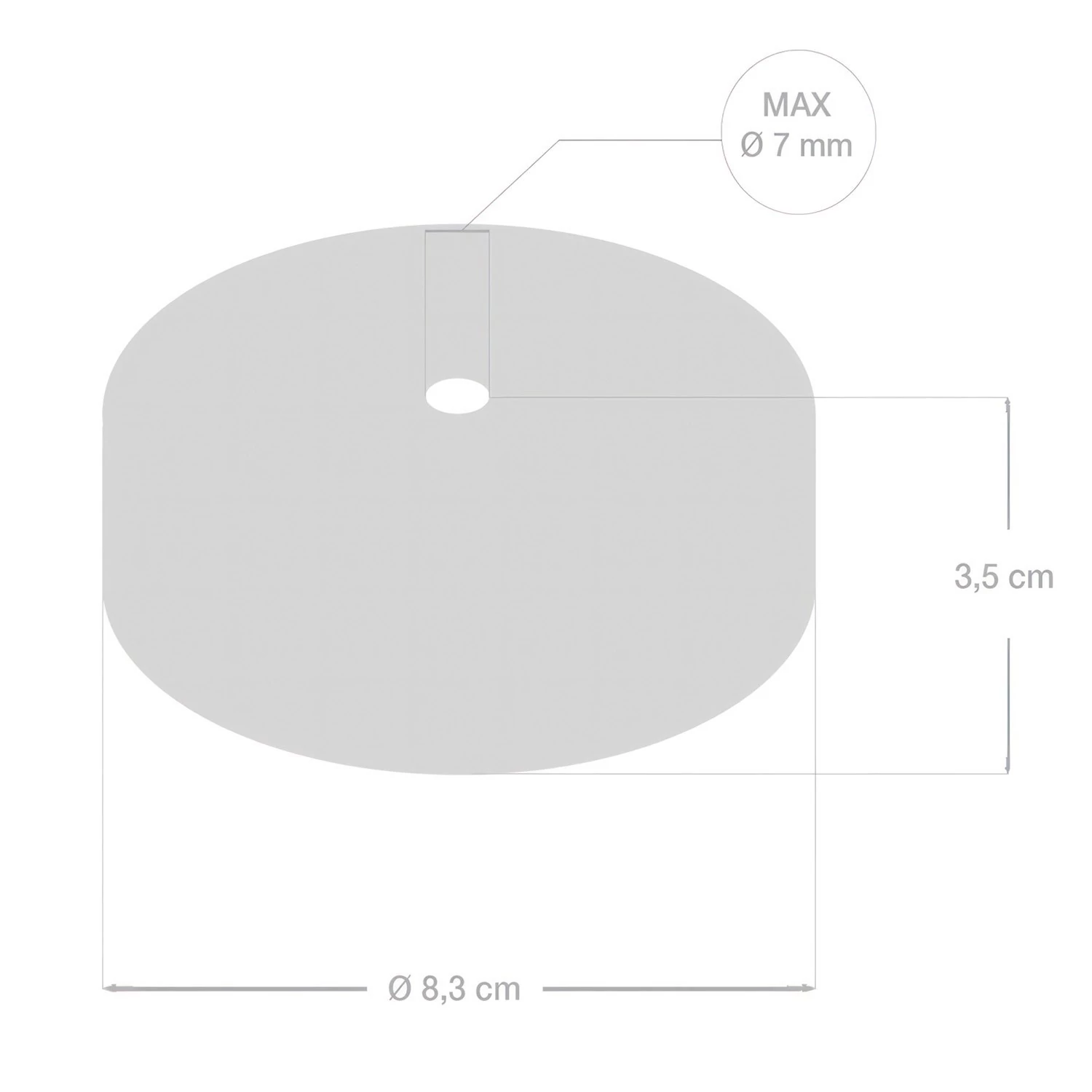 Kit rosace cylindrique en silicone