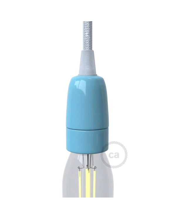 Kit douille E14 en porcelaine