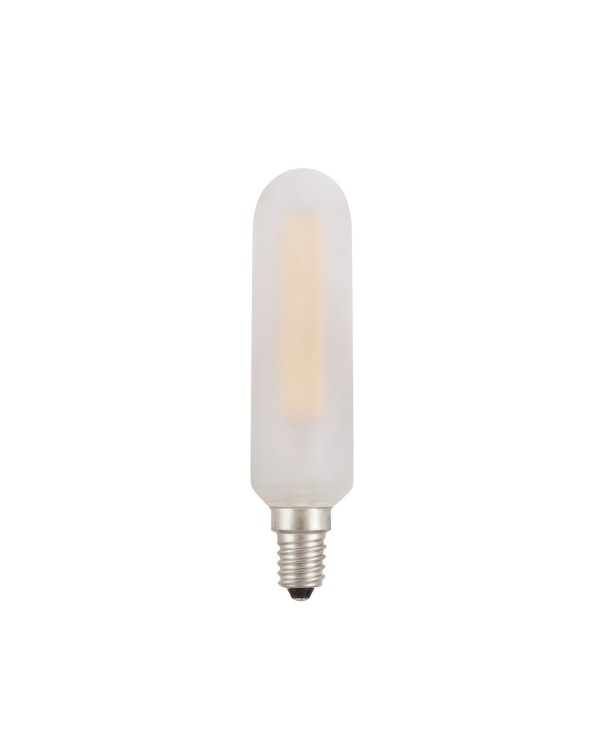 Ampoule LED Tubulaire, blanc satiné - E14 5W 470Lm 2700K Dimmable