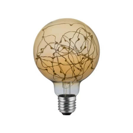 Ampoule LED Globe G95 - Mille Lumières Or - 2W 40Lm E27 2000K