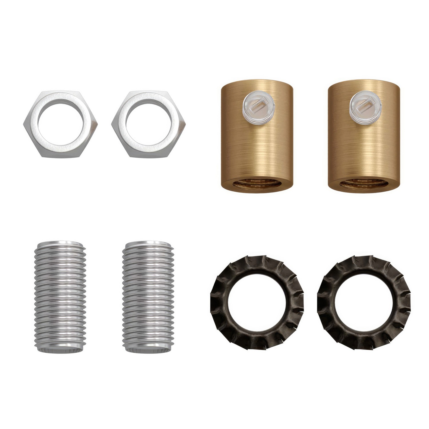 Kit rosace en bois recouvert de cuir