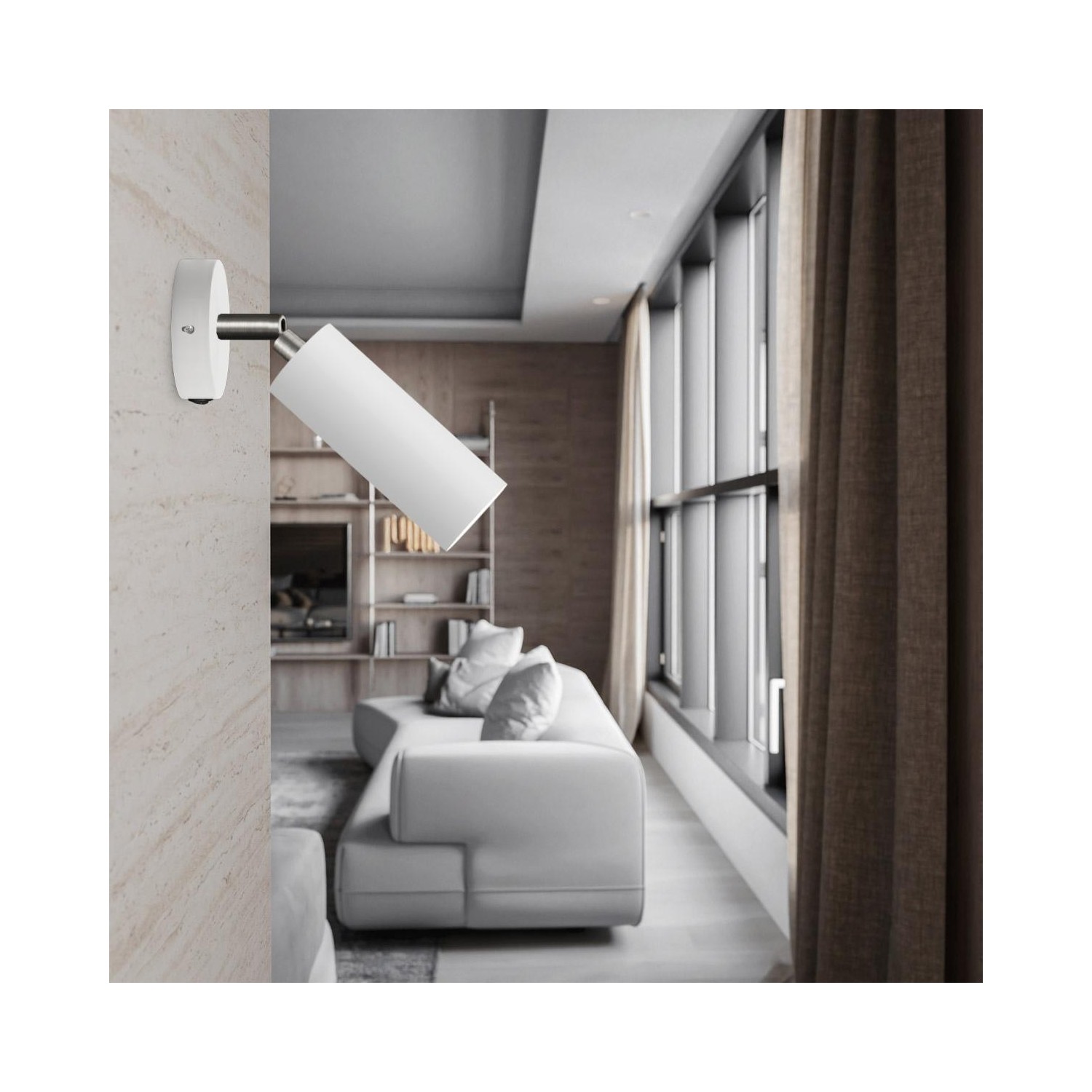 EIVA PASTEL Suspension d'extérieur avec 5m câble textile, décentreur, rosace et douille en silicone étanche IP65