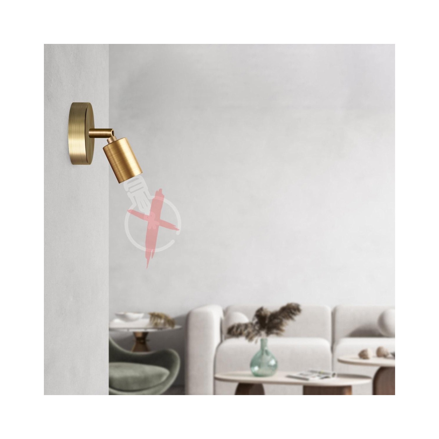 EIVA Suspension d'extérieur pour abat-jour avec 5m câble textile, décentreur, rosace et douille étanche IP65