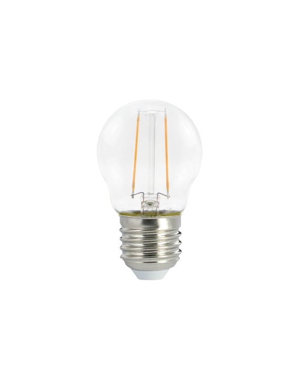 Ampoule LED Mini Globe G45 Clear 1.4W 136Lm E27 2700K