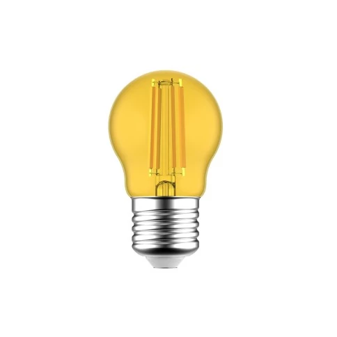 Ampoule LED Mini Globe G45 Jaune 1.4W 80Lm E27