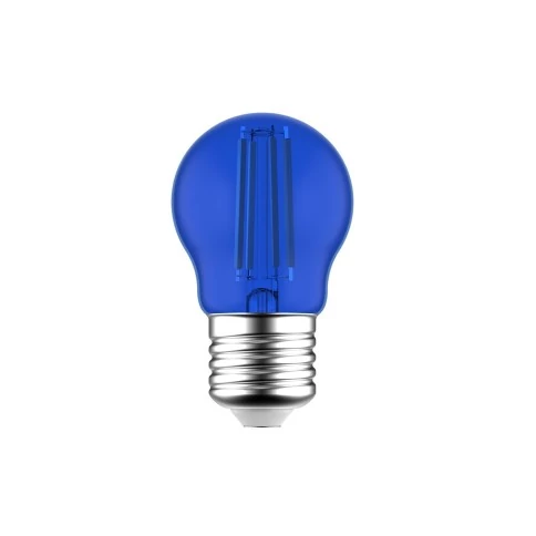 Ampoule LED Mini Globe G45 Bleue 1.4W 13Lm E27