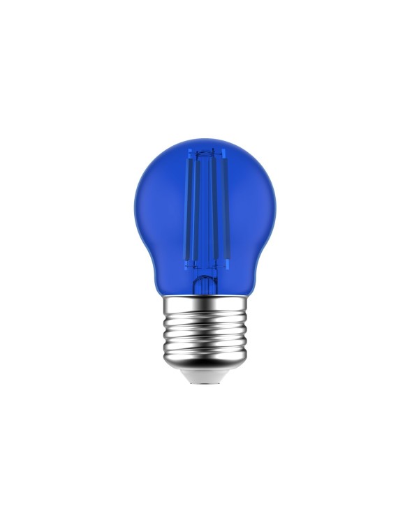 Ampoule LED Mini Globe G45 Bleue 1.4W 13Lm E27