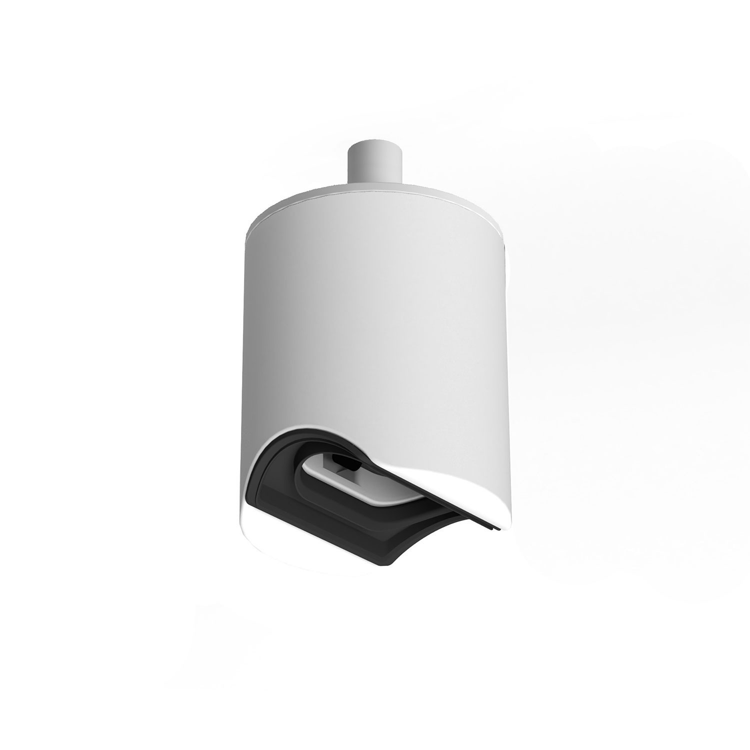 Porte-lampe 45° E27 mural ou de plafond en thermoplastique