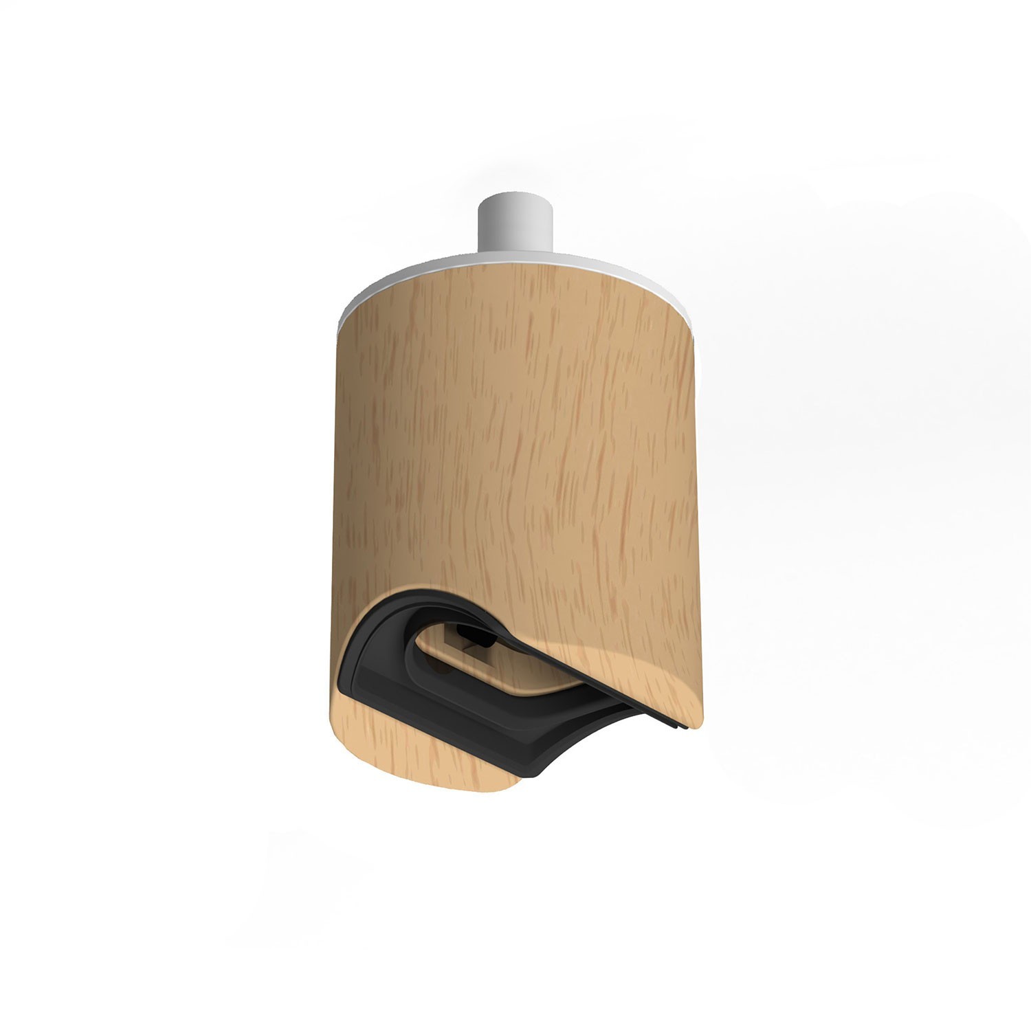 Porte-lampe 45° E27 mural ou de plafond en thermoplastique