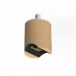 Porte-lampe 45° E27 mural ou de plafond en thermoplastique